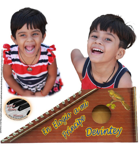Imagen 4 de 10 de Mejor Regalo Arpa Instrument Excelente Calidad Personalizado