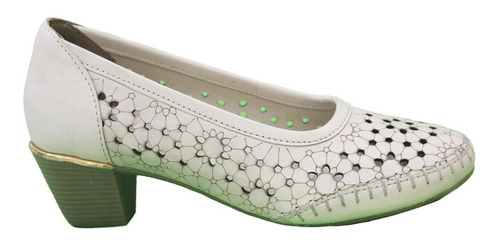 Zapato Cuero Mujer Combinado Art Lobelia. Marca Claris Shoes