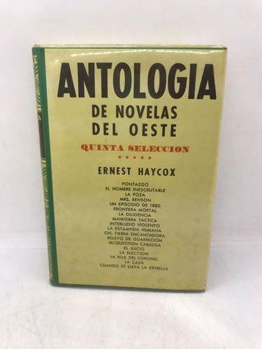 Antologia De Novelas Del Oeste Quinta Selec - Acervo (usado)