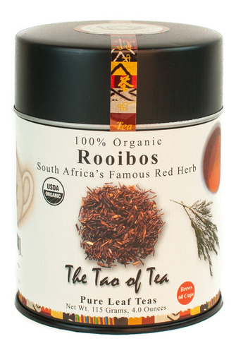 Té Organico De Hierbas Rooibos The Tao Of Tea 4 Oz