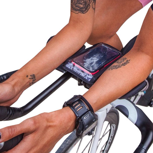 Porta Celular Para Bicicleta Funda Delantera Con Abrojo