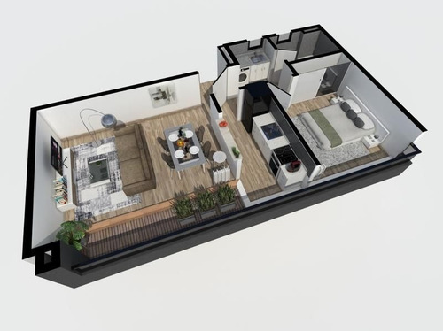 Imagen 3 de 5 de Departamento De 2 Ambientes A La Venta De Pozo En San Miguel