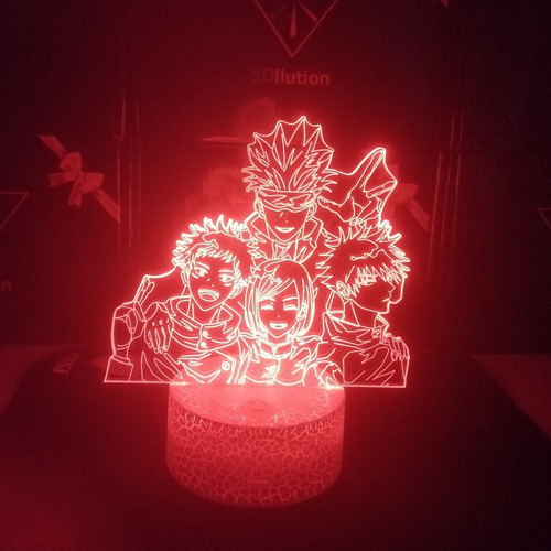 Lampara Jujutsu Kaisen Base Agrietada