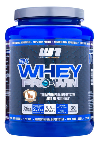 Proteína Whey Pro-win 1 Kg 30 Servicios - Winkler Nutrition