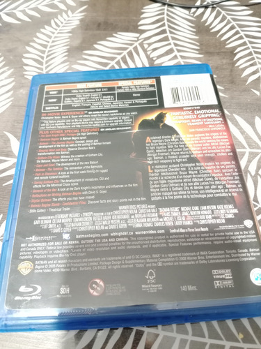 Trilogía Batman (christopher Nolan) (Usado)