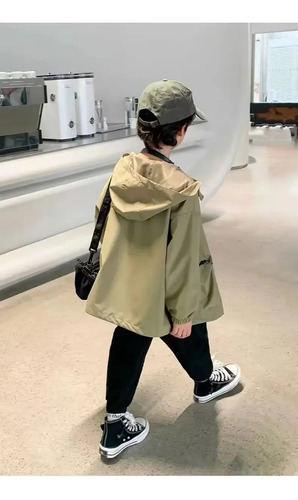 Chaqueta Casual Con Capucha Para Niños, Ropa De Abrigo Para