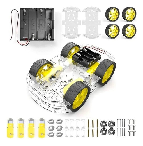 Kit Chasis Carro Robot 4wd
