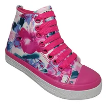 Comprar Tenis Bota Comodo Niña Flores Antiderrapante Calidad 
