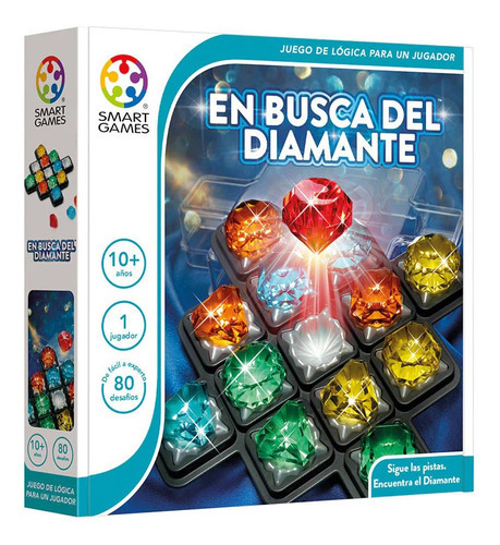 Juego Busca El Diamante 80 Retos Smart Games Diamond Quest