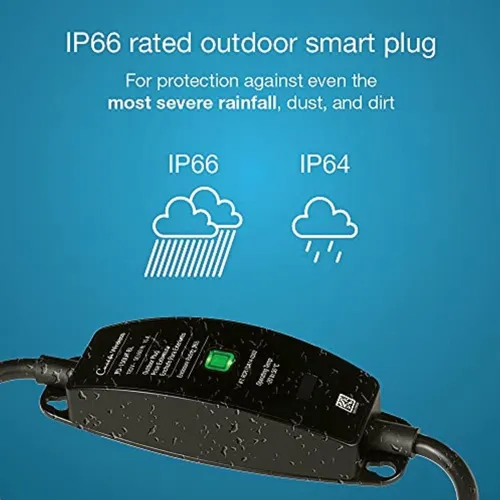 Lutron Caseta Weatherproof Outdoor Smart Plug Black Cuotas sin
