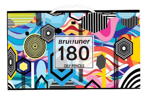 Imagem 1 de 7 de Lapis De Cor Artistico Profissional Com 180 Cores Brutfuner