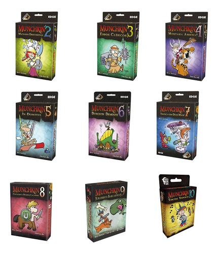 Munchkin Rpg Jogo De Cartas Galápagos Português Expansões