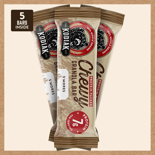 Barras De Granola Con Malvavisco Y Proteina Kodiak Saludable