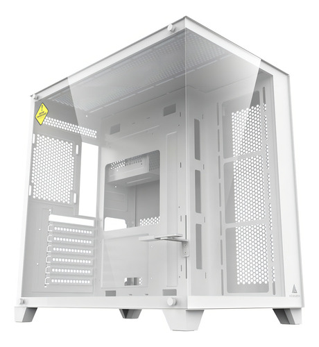 Gabinete Gamer Acegeek Mercury R425, Mid-Tower, Lateral de Vidro, Branco, AG-MERCURY-R425-WH