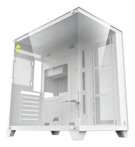 Gabinete Gamer Acegeek Mercury R425, Mid-Tower, Lateral de Vidro, Branco, AG-MERCURY-R425-WH Menor preço em Gabinete Gamer Acegeek Mercury R425, Mid-Tower, Lateral de Vidro, Branco, AG-MERCURY-R425-WH