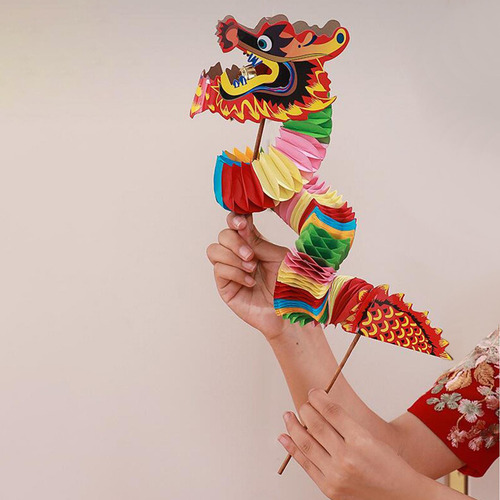 Decoración De Dragón De Papel De Año Nuevo Estilo A