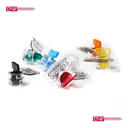 Imagen 3 de 10 de Precinto Plastico Policarbonato Maxima Seg Auto Seal X500 Dw