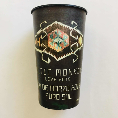 Vaso Artic Monkeys Oficial Tour 2019 Mexico Foro Sol Tecate