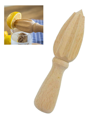B Exprimidor De Cítricos De Madera Natural, Mini Exprimidor
