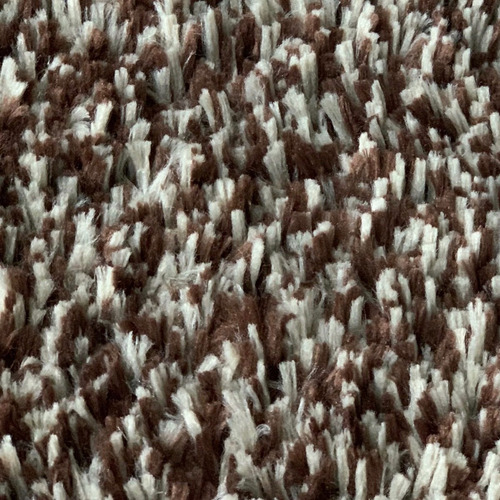Passadeira Trilho Tapete 0,66 X 1,80 Toque Macio Pratatêxtil Desenho do tecido MESCLADO CAPUCCINO