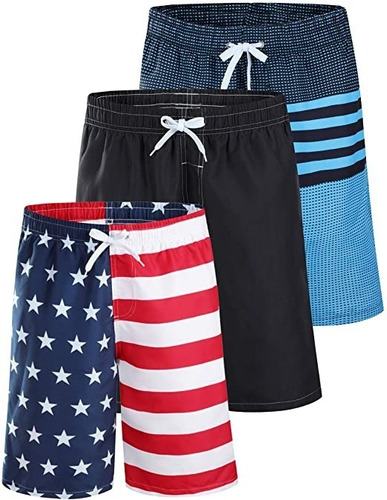 Pack 3 Bermudas Short Jovenes Adultos Tallas S A La 2 Xl