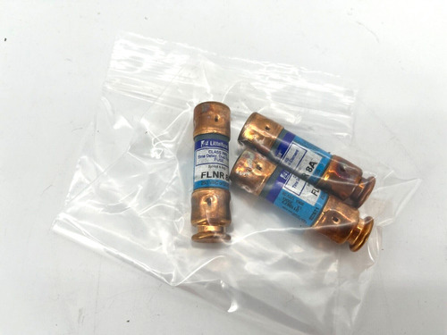 Lot Of 3 New Littelfuse Flnr8a Class Rk5 Fuses 8a 250vac Bbt