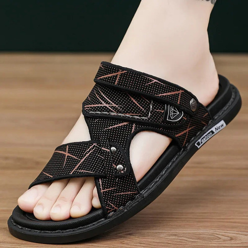Sandalias De Playa Para Hombre, Pantuflas De Verano Para Dos