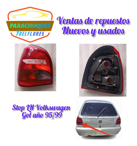 Stop Lh Volkswagen Gol 1998/1999