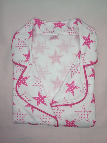 Pijama Mujer Algodón (abierta) Manga Larga-pantalón( Hstyle)