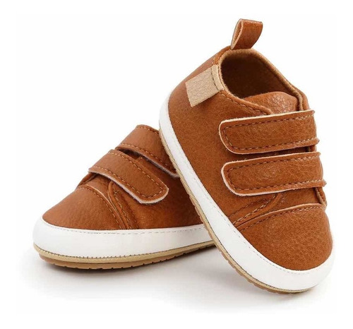 Imagen 2 de 5 de Zapatilla Ergonómica Ecocuero Café