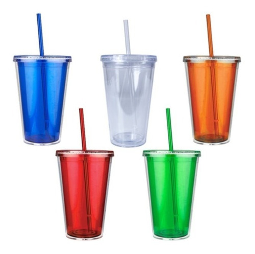 Imagen 2 de 2 de Vaso Embassy Acrílico Personalizado 17 Oz (500ml)