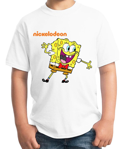 Playera Bob Esponja Nickelodeon Sponge Bob Infantil Unisex 