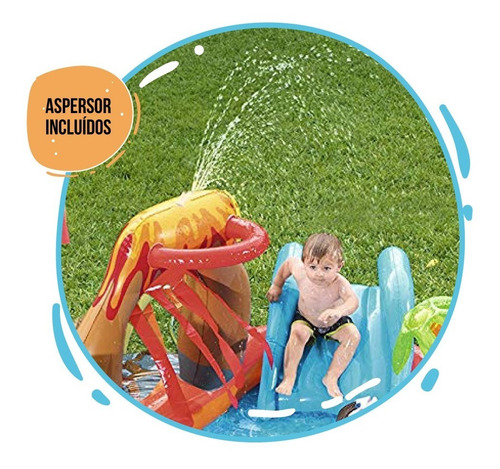 Imagen 7 de 10 de Pileta Centro De Juegos Bestway 53069 Tobagán Extraíble Pce