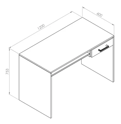 Escritorio / Mesa Para Computacion Modelo 003-tess -107