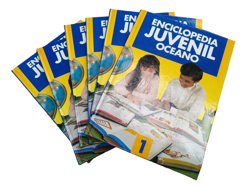 Enciclopedia Juvenil Océano, 6 Tomos. Nueva