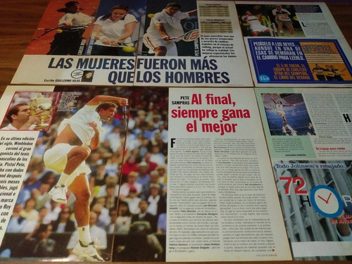 (aa099) Pete Sampras * Recortes Revistas Clippings (Usado)