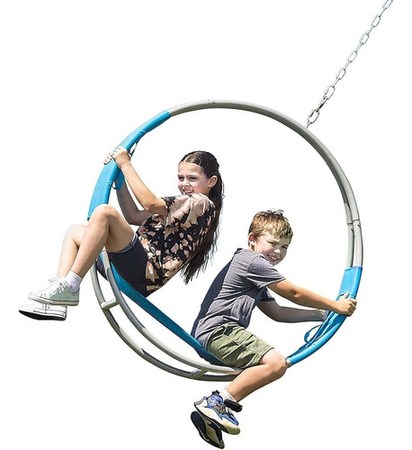 Hearthsong 40-inch Steel-frame Aerial Hoop Spinning Round Tr