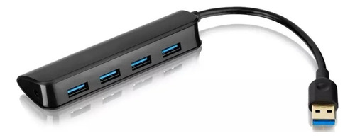 Hub Multilaser Usb 4 Portas 3.0 Super Speed Ac289 Cor Preto
