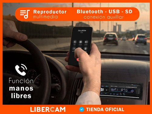 Stereo Auto Pantalla Bluetooth Mp3 Usb Fm Lcd Auto