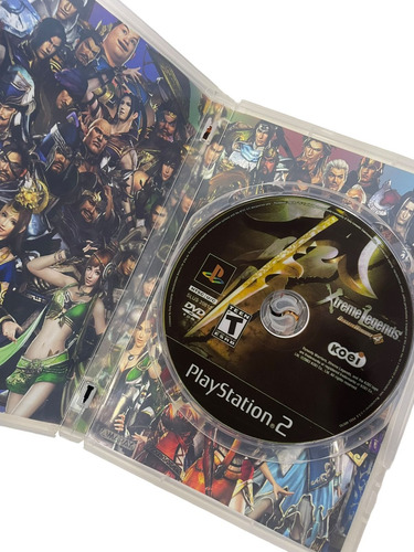 Dynasty Warriors 4 Xtreme Legends Com Capa E Pôster Ps2