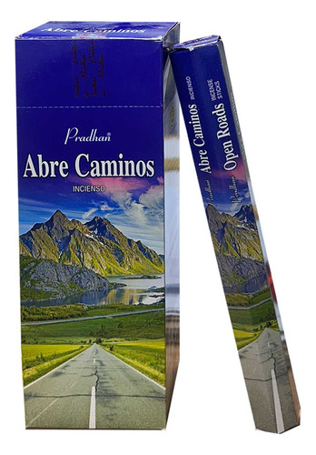 Incienso Hexagonal Abre Caminos 6 Tubos- Ambienteyaromas