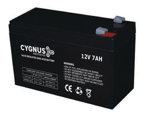 Batería De 12v 7ah Recargable Marca Cygnus