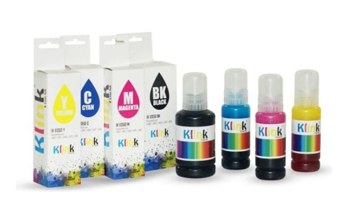 4 Botella Tinta Compatible Con Epson T544 T504