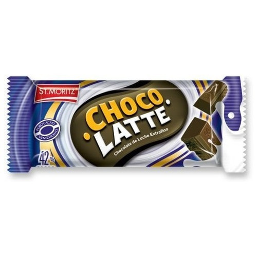 St Moritz Choco Latte Chocolate Con Leche 12 Unid De 32gr