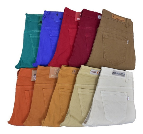 Imagen 3 de 5 de Pantalon Hombre Gabardina Elastizada Varios Colores Oferta