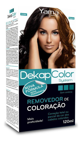 Kit Removedor De Coloração Dekapcolor Novo 120ml Único