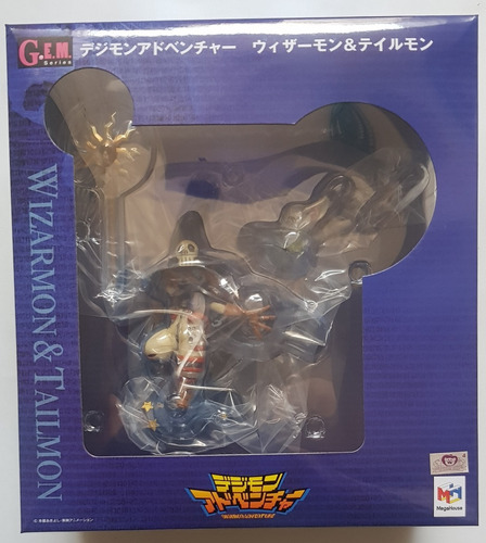 Set De Figuras G.e.m. De Digimon Wizarmon Y Tailmon Nuevas!!