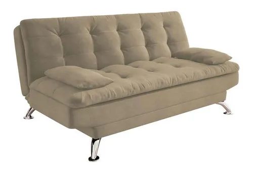 Sofá Cama Mobly Premium Diván Marrón claro