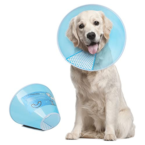 Supet Dog Cone Ajustable Pet Cone Pet Recuperación Fkft1