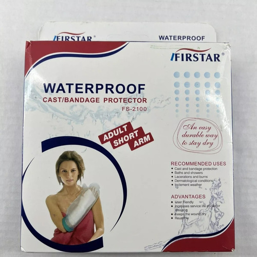 Protector Impermeable Yeso Y Vendaje Brazo Corto Adulto